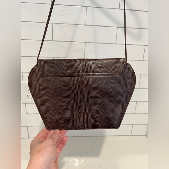 Walter Steiger Vintage Crossbody Leather Purse. Brown leather. - Picture 2 of 15